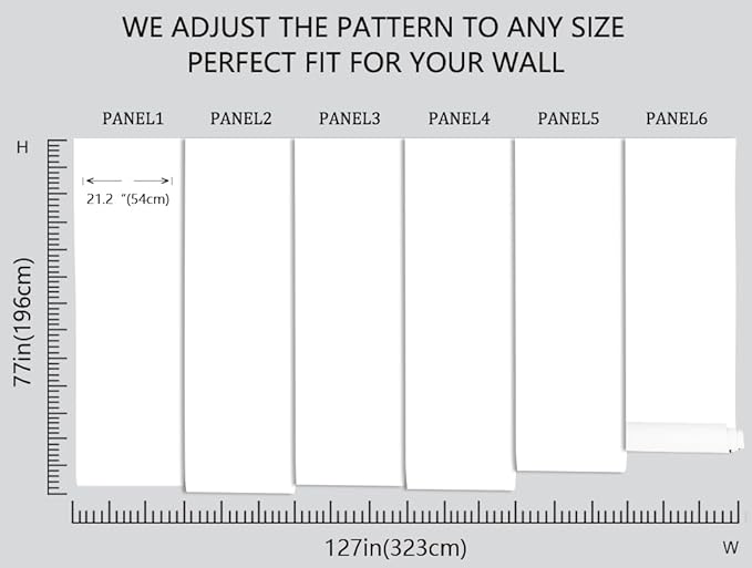 Forest Fabric Mural Wallpaper for Living Room Bedroom Dining Room(Not Self-Adhesive)