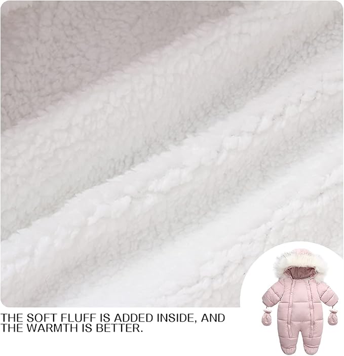 Baby Girl Winter Snowsuit Toddler Jacket Clothes For Boy Infant Jumpsuit Hoodied