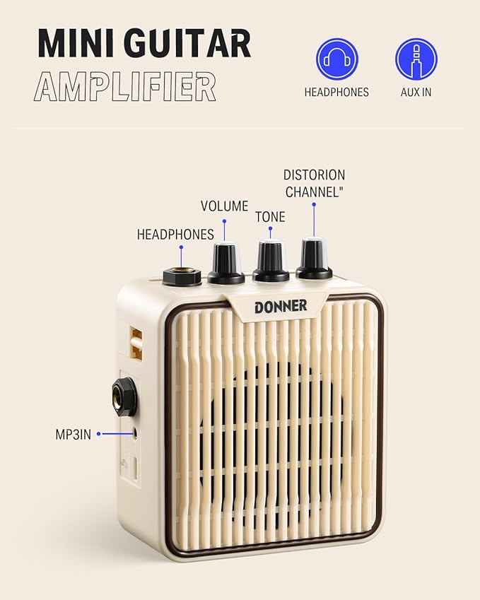 Donner 30 Inch Kids Electric Guitar Beginner Kits ST Style Mini Electric Guitar for Boys Girls with Amp, 600D Bag, Tuner, Picks, Cable, Strap, Extra Strings, DSJ-100, Red