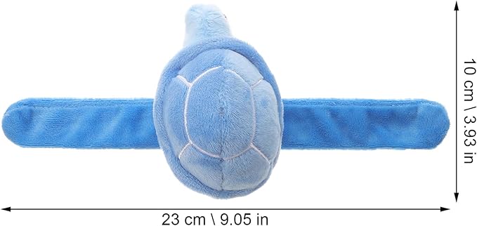 Kisangel Plush Ring Animal Slap Bracelets Huggers Bracelets for Kids Plush Animal Slap Bracelets Toys for Babies Snap Wristbands Sea Turtle Stuffed Animal Pp Cotton Play Halloween Lovers