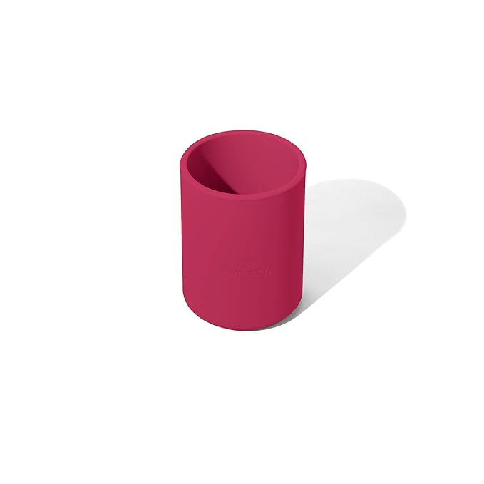 Avanchy Silicone Training Cup – 12 oz Open Cup for Toddlers and Infants – Ideal for Baby Led Weaning and Transitioning from Bottles, Gray