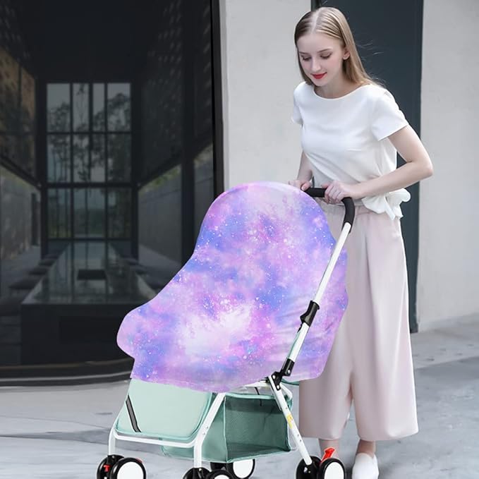 Yoofoss Nursing Cover Breastfeeding Scarf - Baby Car Seat Covers, Infant Stroller Cover, Carseat Canopy for Girls and Boys