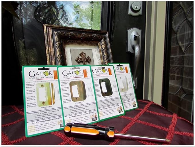 Gator Door Latch Restorer - Strike Plate (Oil Rubbed Bronze)