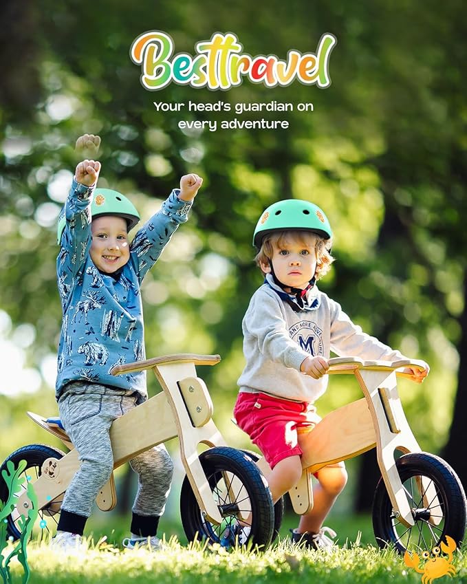 Kids Helmet, Toddler Adjustable Kids Ages 3-8 Years Old Boys Girls Multi-Sports Safety