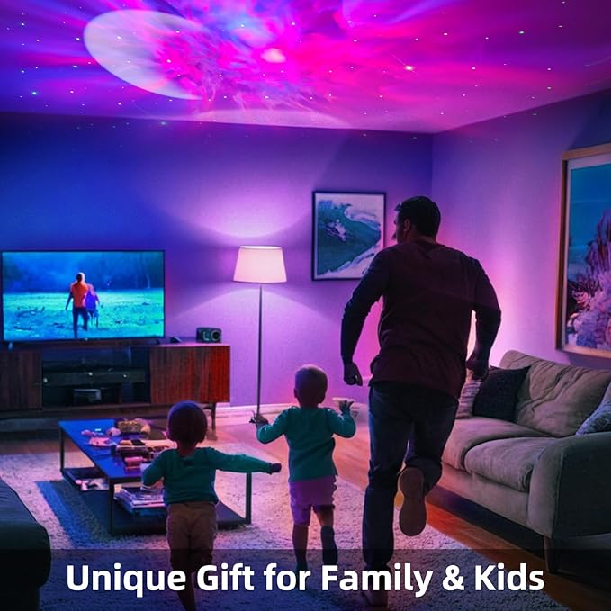 Astronaut Galaxy Projector-Star Projector,Bluetooth Speaker,White Noise, Star and Moon Galaxy Lights for Bedroom with Timer and Remote, Nebula Night Light 360° Adjustable, Starry Space Ceiling Lamp