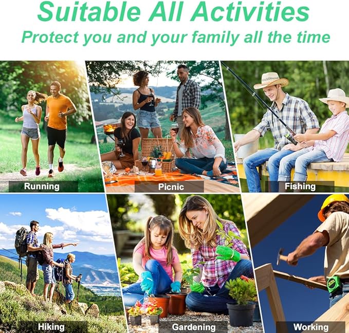 240Pcs Mosquito Patches Stickers, Individually Wrapped Natural Plant Based Mosquito Stickers for Kids Adult Outdoor Hiking, Camping, Travel