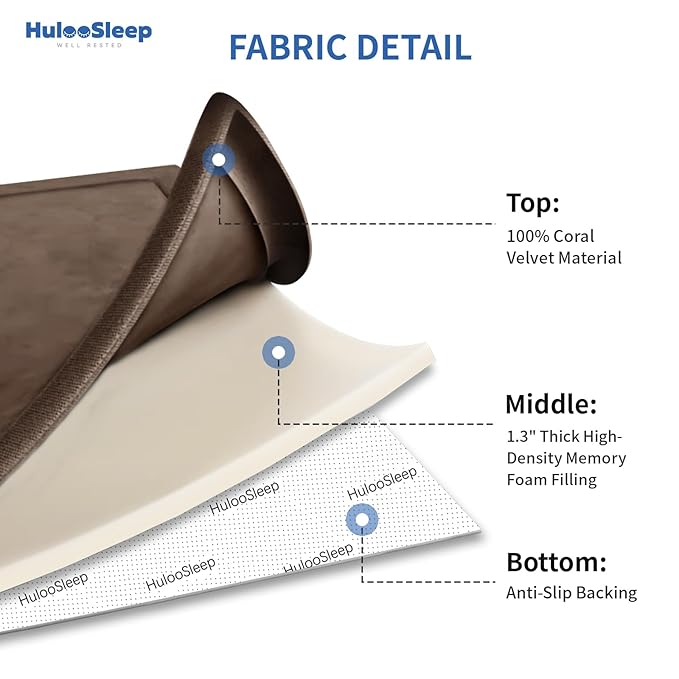 Baby Play Mat for Floor,1.3" Thick Memory foam Tummy Time Mat for Toddlers,Infants,kids,Water-Repellent Soft Nursery Rug ,79"×79" Extra Large Non Slip for Crawling&Yoga,Tatami Style for Living Room(Dark Brown)