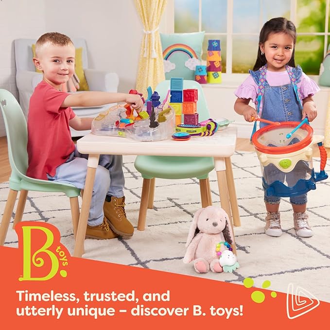 B. toys- Youniversity- Wooden Activity Cube – Developmental Learning Center – Toys for Toddlers, Kids – Alphabet, Numbers, Shapes – 12 Months +