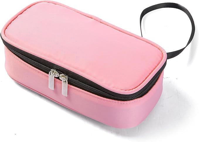 Insulated Breastmilk Cooler Bag with 2 Ice Packs - Breastmilk Cooler Organizer Bag for Daycare, Breastfeeding Mom Travel Outdoor