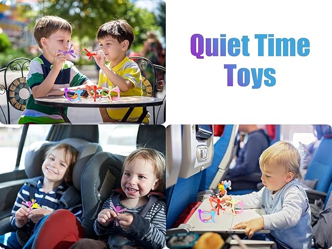 5 Pcs Magnetic Toy, Colorful Magnets for Kids, Flexible Magnet Toys for Decoration and Fun, Kids Travel Toys