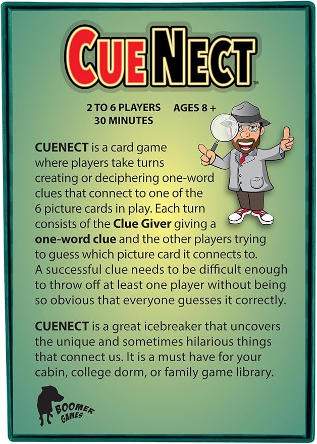 CUENECT: Wildly Fun Clue Decoding Game - Connect, Discover, & Laugh with Friends & Family β from The Makers of Moose Master