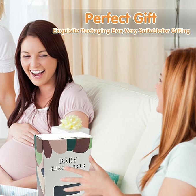 Baby Sling Carrier,Toddler Carrier,Upgraded 2025 Baby Sling with 4 Adjustable Straps(10-30lbs),Lightweight,Portable and One Size Fits All(Grey)