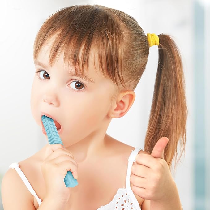 ERKOON Sensory Chew Toys for Autistic Children, 5 Pack Silicone Chewy Tube Oral Motor Tools for Sensory Kids with Autistic, Biting ADHD, SPD, Nursing Teething Toys