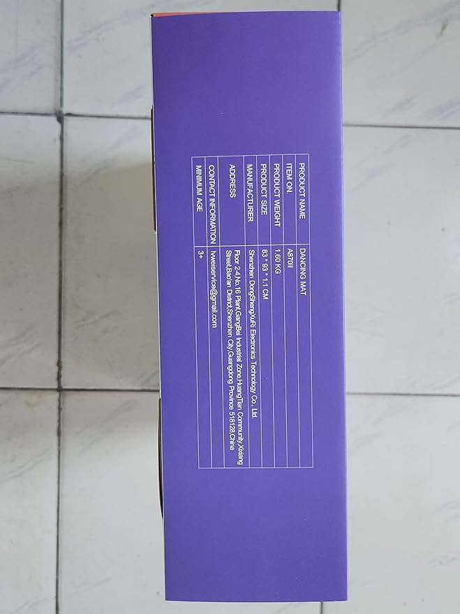 Eletrionic Dance Mat for TV with HD Camera, Non-Slip Dance Pad for Girls Boys, Dance Game Mat Xmas B-Day Gifts for Kids Adults (Purple)