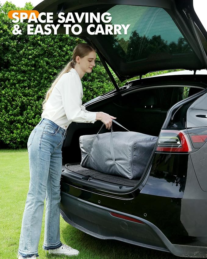 Foldable Baby Playpen with Non-Removable Thick Mat, Extra Large Collapsible Play Yard for Babies & Toddlers, Portable Travel Playpen with Gate, Safe Activity Center (59"×71" Grey)