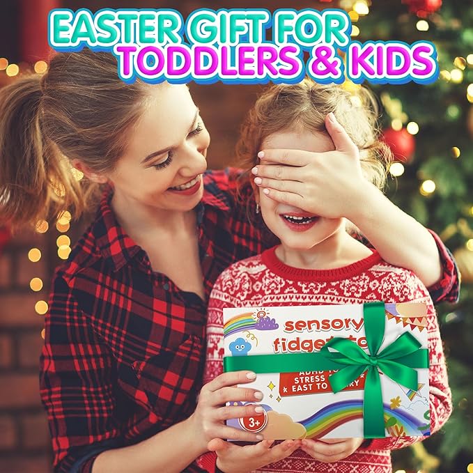 2PC Pink Dinosaur Color Sorting Sensory Toys, Montessori Toys for Toddler Girl Fine Motor Skill Game Learning Activities Quiet Calm Down Fidgets for Classroom Stocking Stuffers for 3 4 5 Year Old