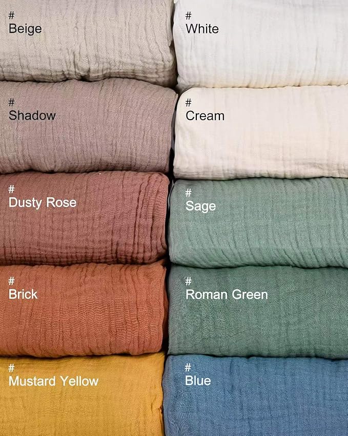 Bassinet Sheet for Baby Boy and Girl, Fitted Sheets for Rectangle, Oval, Hourglass Bassinet Mattress, Muslin Moses Basket Sheets with Neutral Style (Cream)