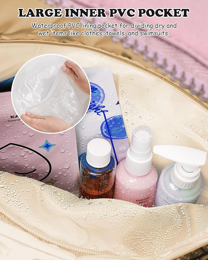 Gifts for Women 20s-Duffle Bag for Travel, Weekender Bags for Women,Initial Overnight Bag with Wet Pocket,Lightweight Travel Bags Personalized Gym Tote with Makeup Pouch