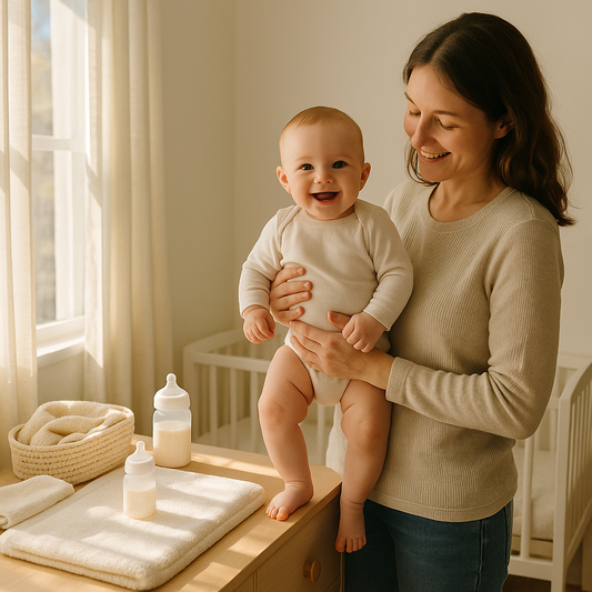 🌤 5 Tips to Make Morning Routines Easier for New Parents  Because peaceful mornings start with simple systems.