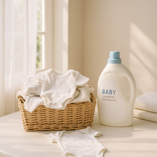 🧺 The Newborn Laundry Guide: How to Wash Baby Clothes Safely  Because baby-soft skin deserves baby-soft care.