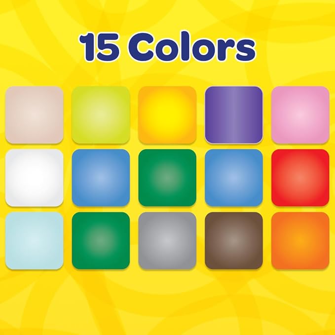 Crayola Model Magic (30pk), Bulk Modeling Clay Alternative, Air Dry, Kids Arts & Crafts, Classroom Supplies for Teachers, 15 Colors, 1oz