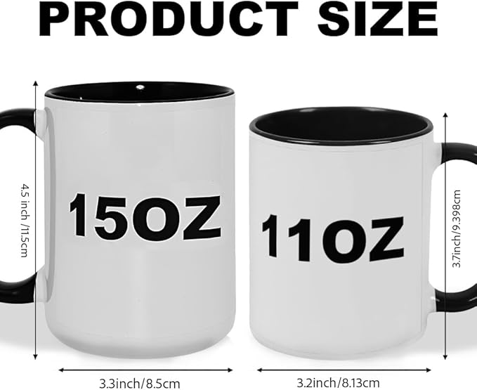 Custom Mug, Customized Photo Coffee Mug, Personalized 11 Oz Ceramic Mug with Text Photo, Taza Personalizadas for Men Women