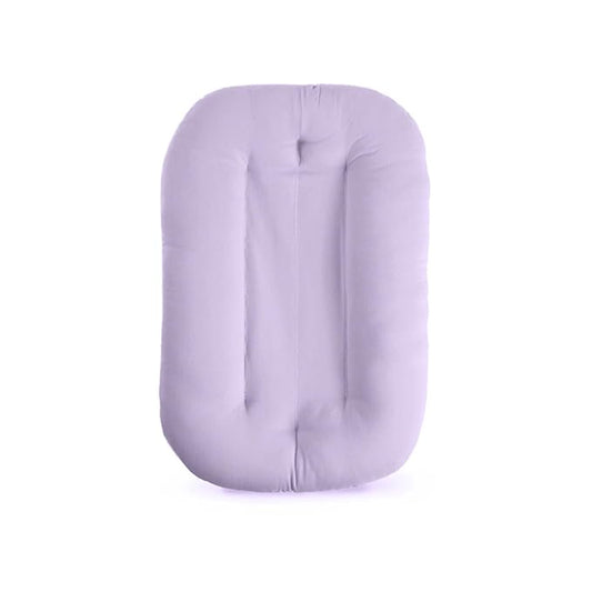 Baby Lounger for Newborn, Bionic Design Baby Lounger, Soft Organic Cotton Breathable Lounger for Infants 0-18 Months (Purple)