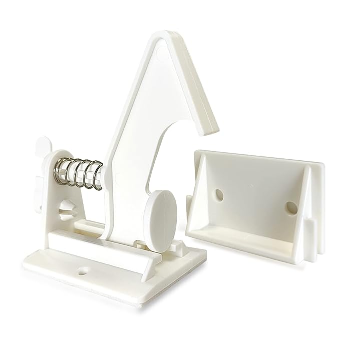 20 Pack Cabinet Locks Child Safety Latches - Vmaisi Baby Proofing Cabinets Drawers Lock - Upgraded Stronger Adhesive Easy Installation - No Drilling