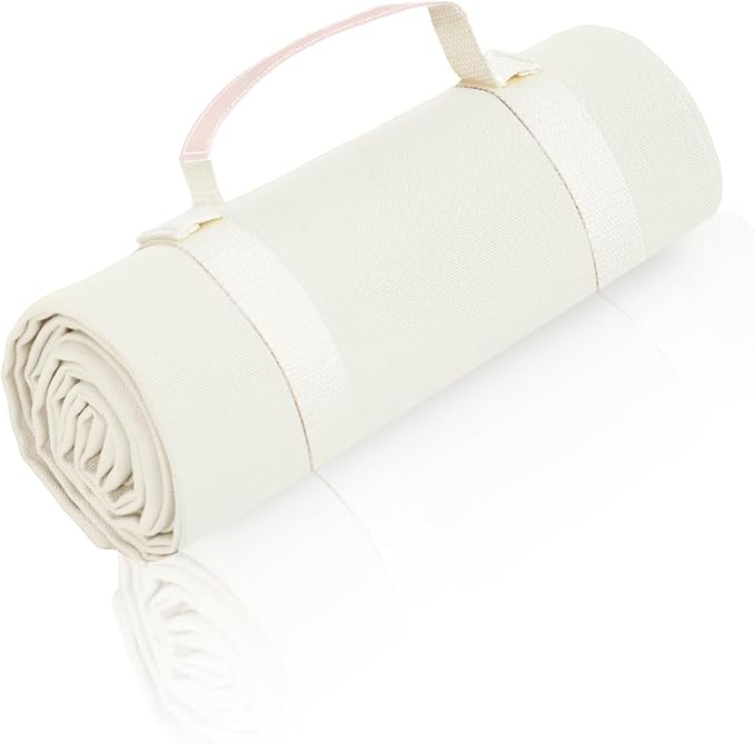 4’9” x 3’3” Compact Minimalist Water Resistant Canvas Mat,Kids/Single Use,Lightweight for Outdoor,Picnic,Beach
