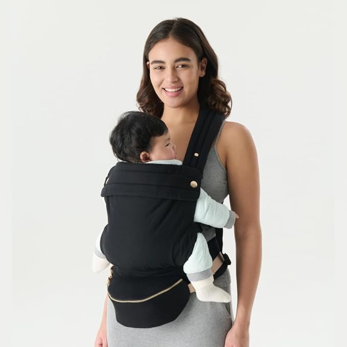 Ergonomic Baby Carrier for Newborns to Toddlers (7-35 lbs) with Adjustable Straps and Belt Bag – Comfortable, Versatile, and Stylish Babywearing Solution