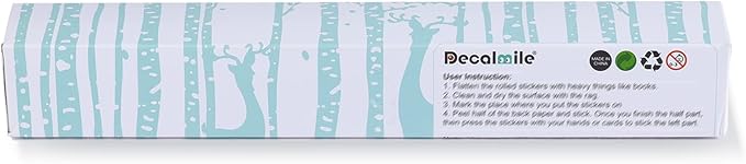 decalmile Bear Sleeping on The Moon Wall Decals Hot Air Balloon Animals Clouds Wall Stickers Baby Nursery Kids Bedroom Playroom Wall Decor