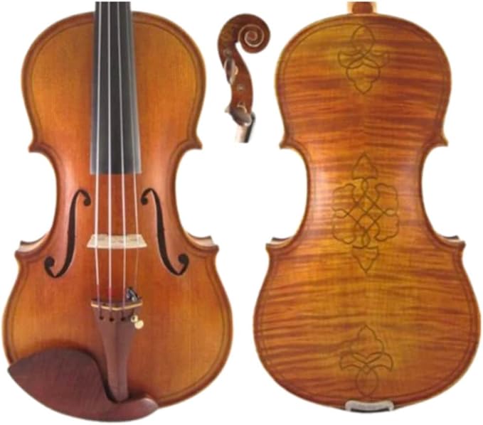 D Z Strad Violin – Gasparo da Salo, 1590, “Adam” Copy With Dominant Strings, Case and Bows (4/4 - Full Size)