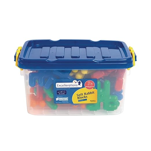 Excellerations Soft Rabbit Blocks - 36 Pieces (Item # Rabbits)