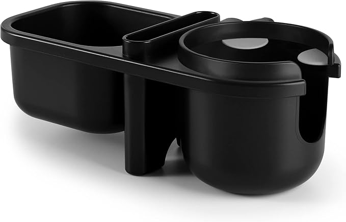 Accmor Stroller Cup Holder with Tray, Universal Cup Holder, Bike Bottle Holder, 360° Rotatable Large Caliber Drinks Holder for Stroller, Bike, Wheelchair, Walker