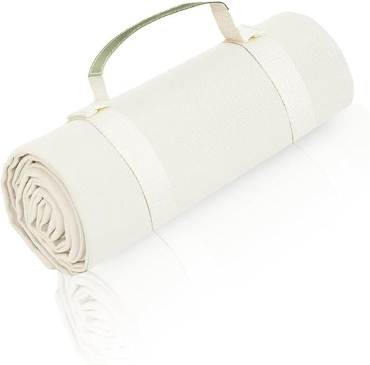 4’9” x 3’3” Compact Minimalist Water Resistant Canvas Mat,Kids/Single Use,Lightweight for Outdoor,Picnic,Beach