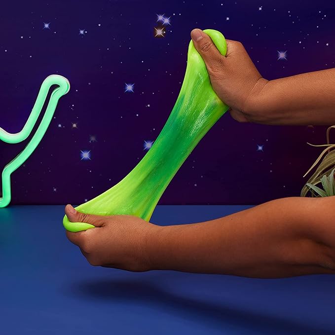 Elmer’s Glue Slime Kit Dinosaur Night Makes Color Changing and Glow in the Dark Slime Includes Liquid Glue and Activator 4 Count