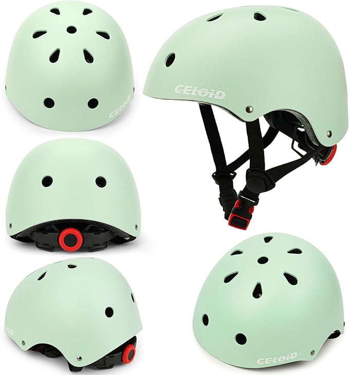 Kids Bike Helmet,Toddler Skateboard Helmets for Ages 2-3-5-8-14 Years Boys Girls，Adjustable Multi-Sport Bicycle Skateboarding Football Roller Skating Scooter Rollerblade Balance Bike Helmet