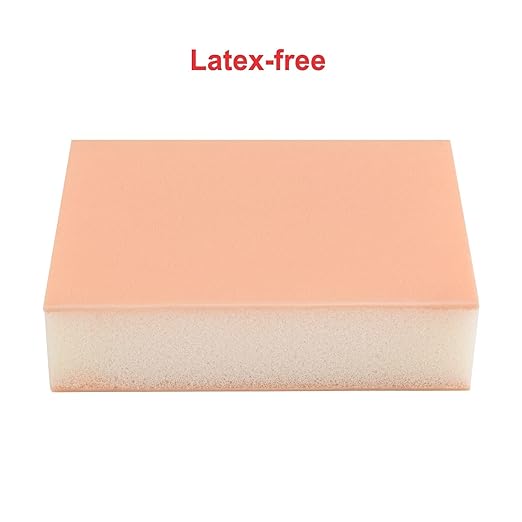 Injection Pad for Nursing Students, Injection Teaching Model with Absorbent Sponge, Subcutaneous Injection Training Pad for Medical Student(Training Use Only)