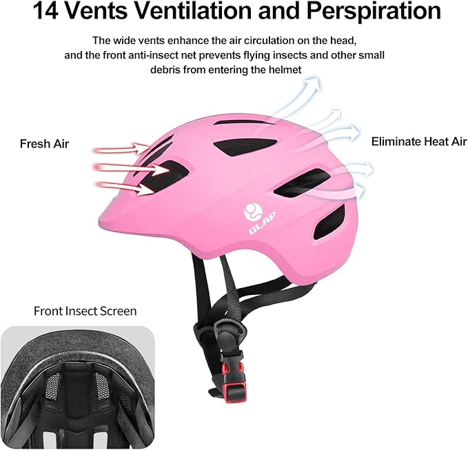 GLAF Baby Bike Helmet Toddler Helmets for 1 Year Old and up Infant Girls Boys Multi Sport Adjustable for Scooter Bicycle Kids Youth Child Skateboard Safety Cycling