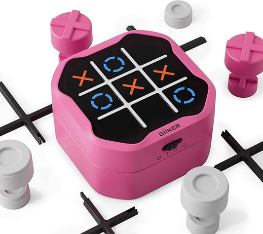 GiiKER Tic Tac Toe Bolt Game, Original 3-in-1 Handheld Puzzle Game, Portable Travel Games for Car Ride, Toys Gift Idea for Kids and Adults, Birthday Gifts for Boys Girls