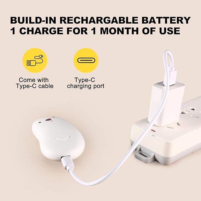 Baby Nail File Electric, Gentle Rechargeable Nail Trimmer, Baby Nail Clippers Grooming Kit Manicure Set for Infant Toddler or Adults, 6 Grinding Head Replacement Pads White