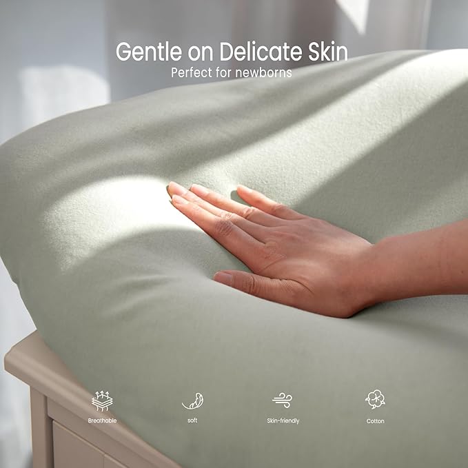 Baby Lounger Cover: Skin-Friendly & Breathable Slipcover for Lounging & Playtime - Snug Fit & Zipper-Free for Safty Daily Homeuse - Must Have for New Parents