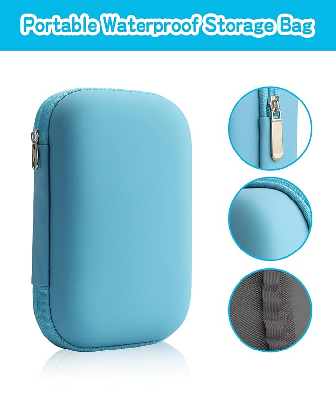 Baby Grooming Kit，Infant Safety Care Setwith Hair Brush Comb Nail Clipper Nasal Aspirator, Baby Essentials Kit for Newborn Girls Boys (14 PC-Blue Kit)