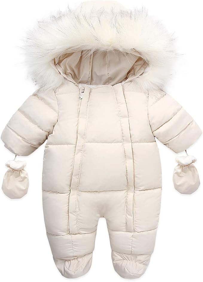 Baby Girl Winter Snowsuit Toddler Jacket Clothes For Boy Infant Jumpsuit Hoodied