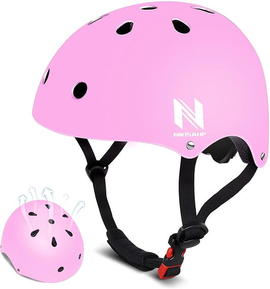 Kids Helmet for 2-3-5-8-14 Ages Girls and Boys, Ventilation and Impact Resistance Toddler Helmet for Multi-Sport Bicycle Scooter Inline Roller Skate and Skateboarding