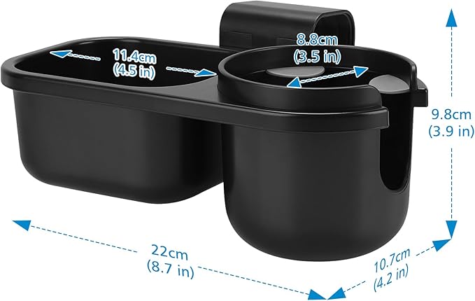 Accmor Child Cup Holder Snack Tray for Convertible Car Seats, Universal Child Cup Holder Compatible with Most Baby Car Seat Models
