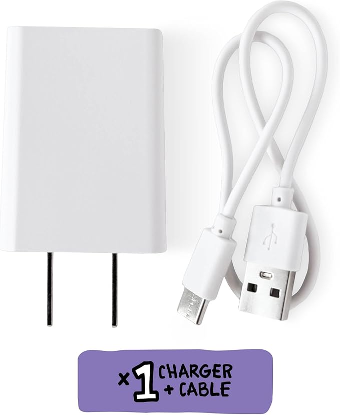 Kids Electric Toothbrush - Rechargeable Vibrating Toothbrush with Timer Includes 6 Replacement Heads, Gently Cleans Teeth, Girls & Boys, Kids & Toddlers Age 2+, Alien