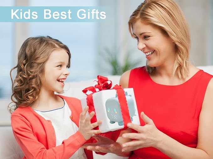 Kids Dinosaur Alarm Clock Boys Blue Alarm Clocks with Night Light Digital Alarm Clock for Kids Boy Children