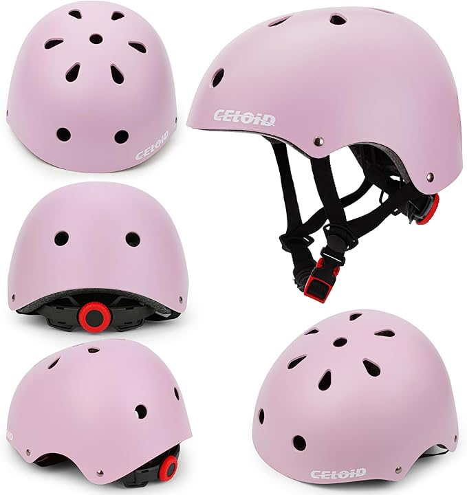 Kids Bike Helmet,Toddler Skateboard Helmets for Ages 2-3-5-8-14 Years Boys Girls，Adjustable Multi-Sport Bicycle Skateboarding Football Roller Skating Scooter Rollerblade Balance Bike Helmet