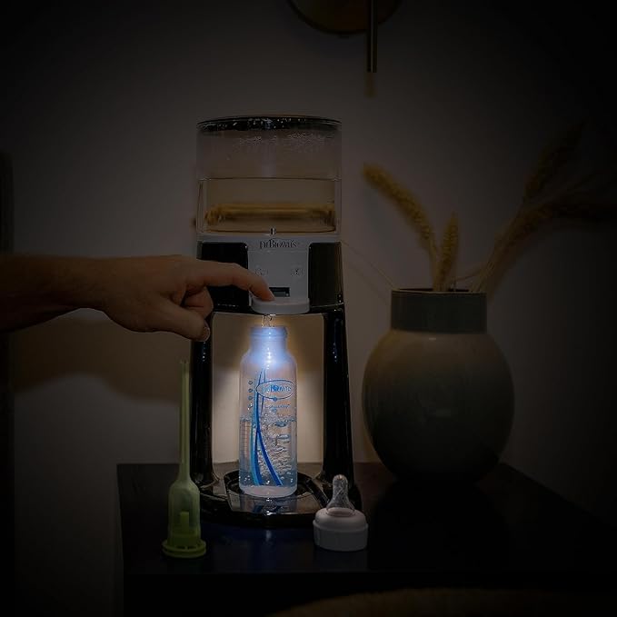 Dr. Brown's Insta-Prep Warm Water Dispenser with Baby Formula Mixing Pitcher, 32oz Olive